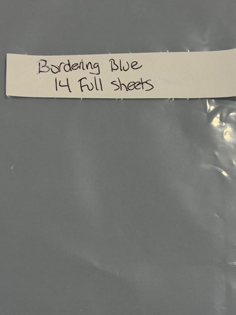 Stampin' Up! Bordering Blue Cardstock Paper 8.5" x 11" 14 Sheets